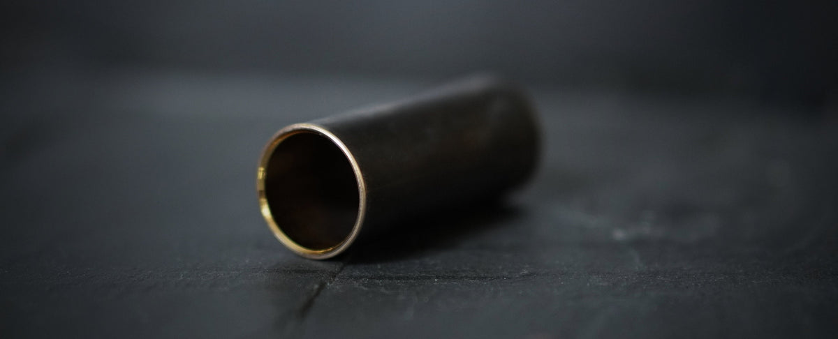 Unique Custom Aged Distressed Solid Brass Guitar Slide / Bottleneck / Finger / Guitarist / Musician / Blues / Rock / Country
