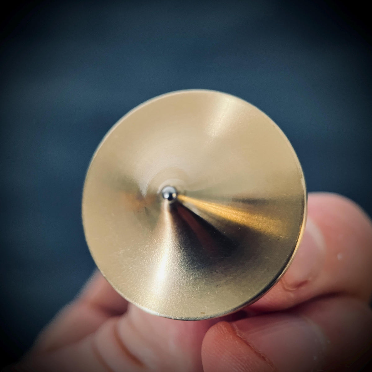 Brass Spinning Top EDC | Gyroscope l Fidget | Pocket Gadget | Accessory | ADHD & Anxiety Relief | Calming Aid | Everyday Carry