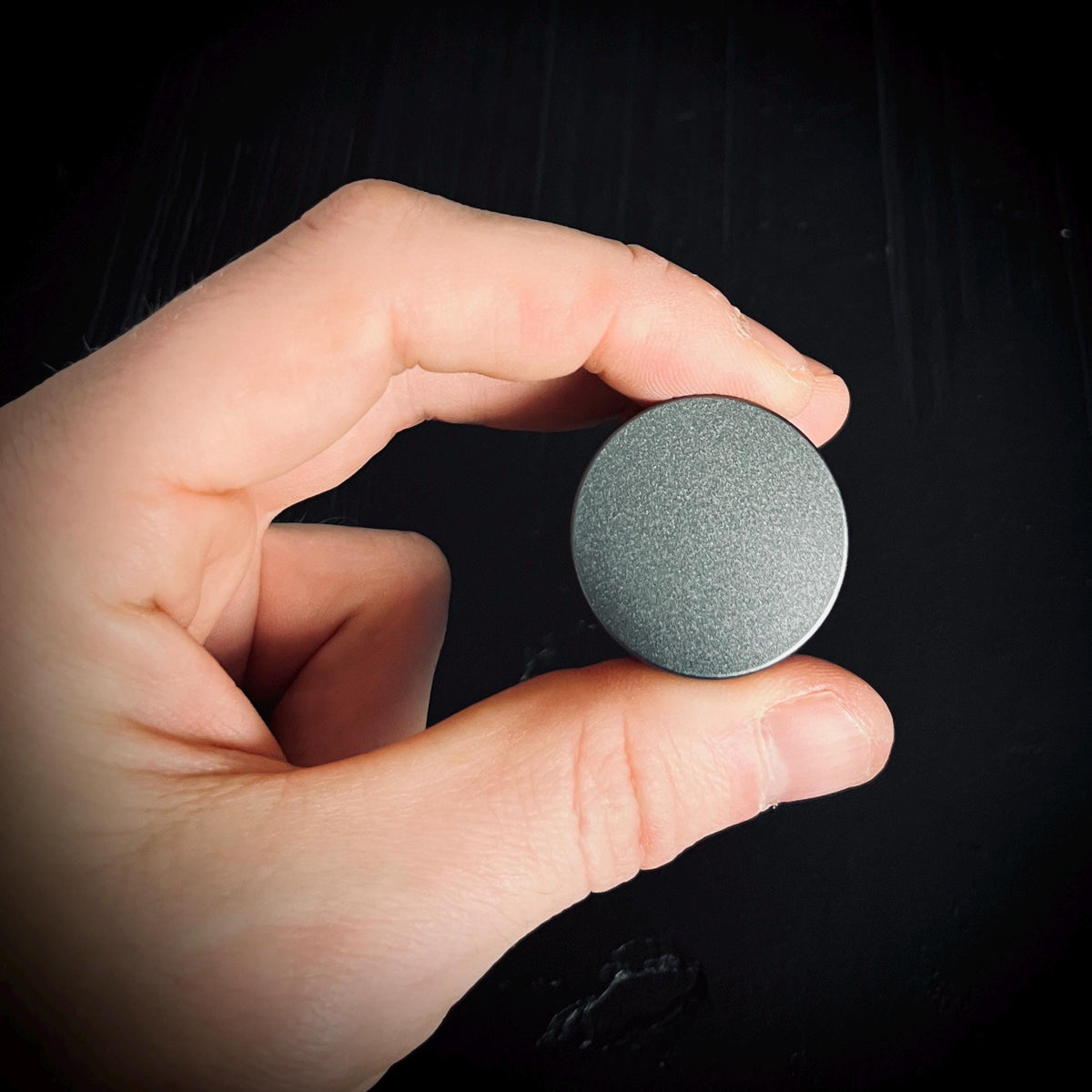 Gunmetal Aluminum Pill Capsule: Waterproof Pocket Stash Box