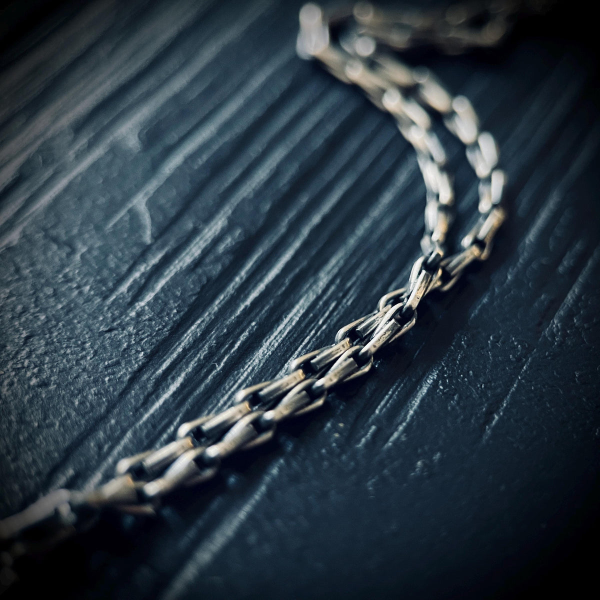 Small Rustic Minimalist Solid Sterling Silver 925 Cross Crucifix Pendant & Paperclip Cable Chain Necklace