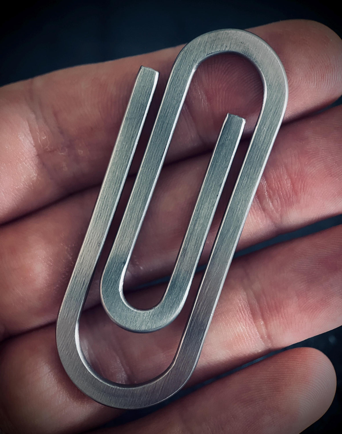 Minimalist Stainless Steel EDC Money Clip | Slim Wallet | Cash Holder | Paperclip