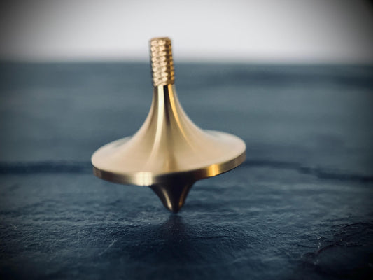 Brass Spinning Top EDC | Gyroscope l Fidget | Pocket Gadget | Accessory | ADHD & Anxiety Relief | Calming Aid | Everyday Carry