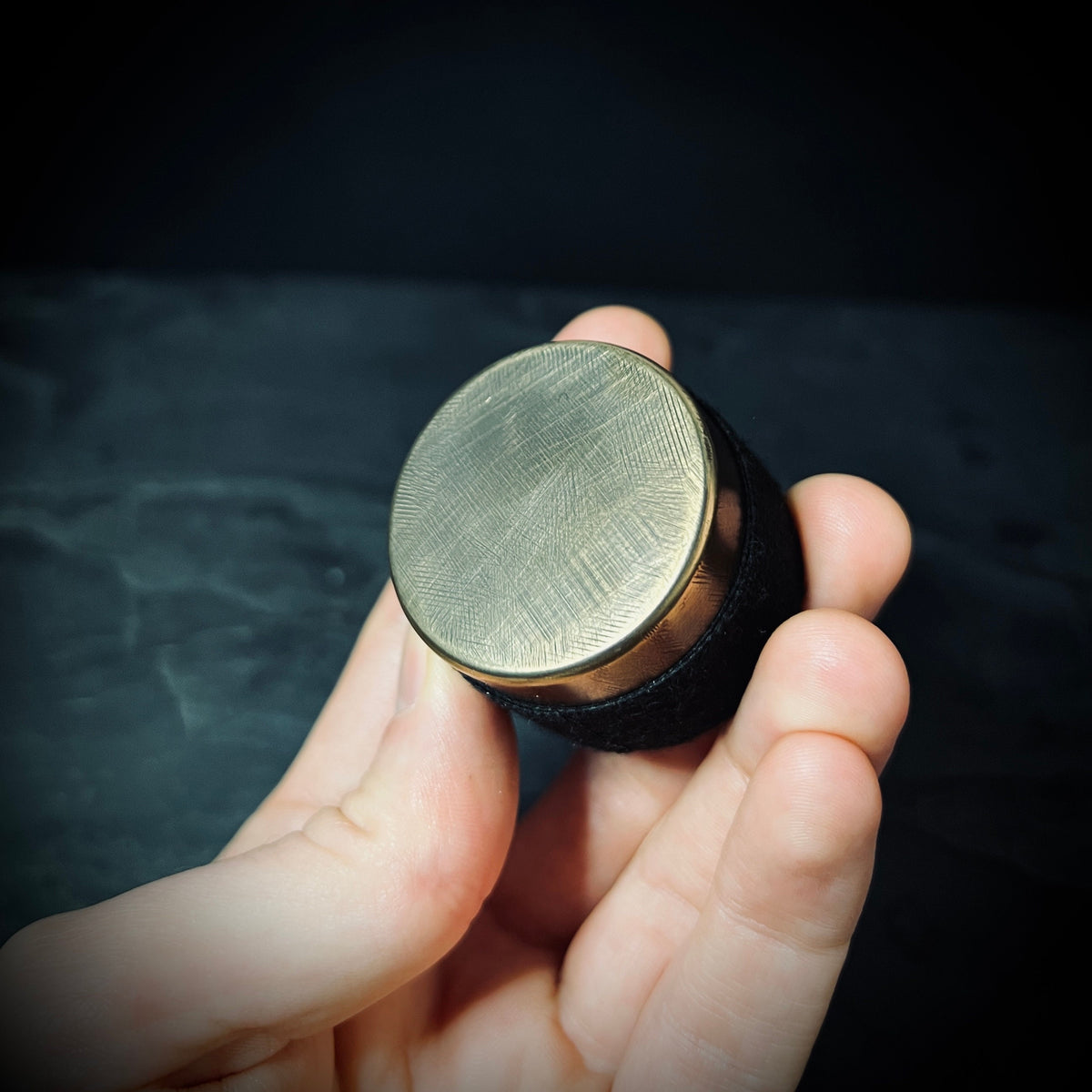 Rustic Distressed Solid Brass Vintage Pill Bottle Stash Capsule Container / Survival EDC / Matchbox / Medication / Medicine / Snuff Box