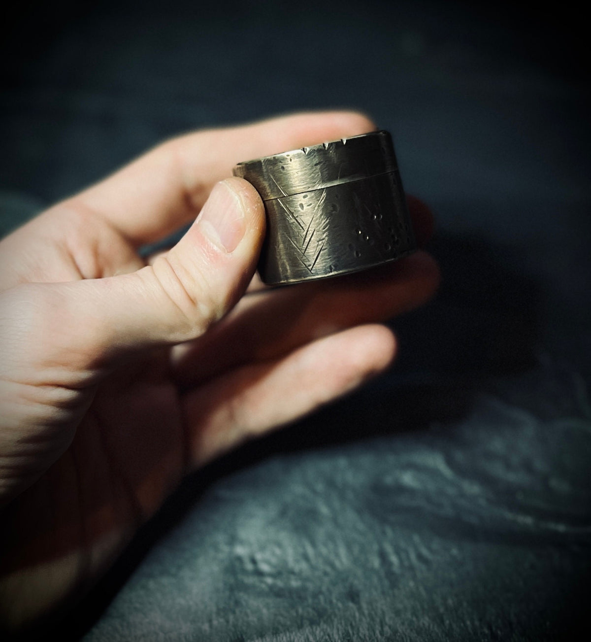 Custom Distressed Solid Brass Vintage Pill Bottle Stash Capsule Container / Survival EDC / Matchbox / Medication / Medicine / Snuff Box