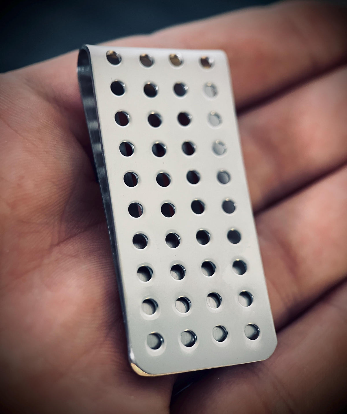 Stainless Steel Minimalist Silver Slim Large Capacity Money Clip Wallet Holder | Cash | Credit Card | Banknotes | EDC