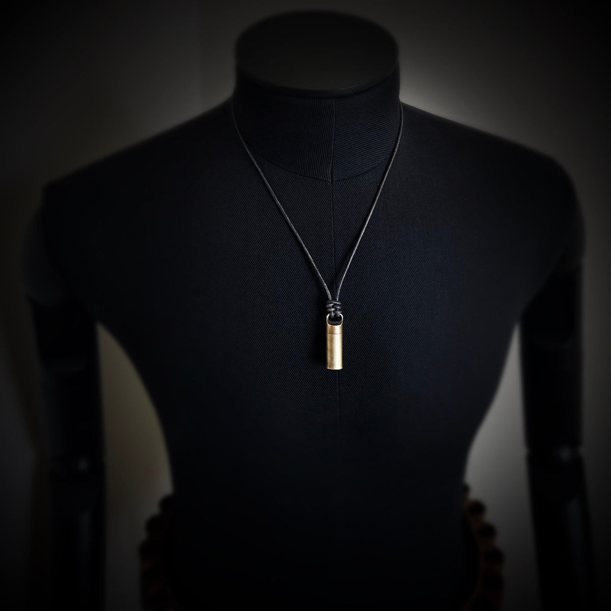 Distressed Brass Pill Vial Necklace, Stash Capsule Urn Pendant