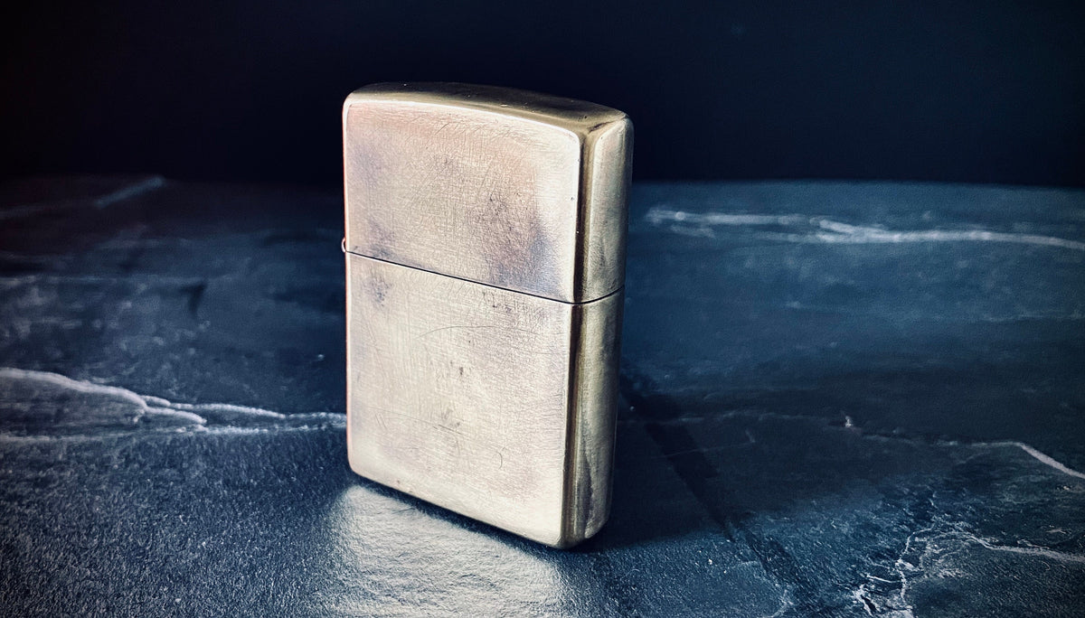 Brushed Brass Distressed & Oxidised Vintage Aged Style Worn Gold Custom Zippo Lighter / EDC / Everyday Carry / Outdoor / Survival